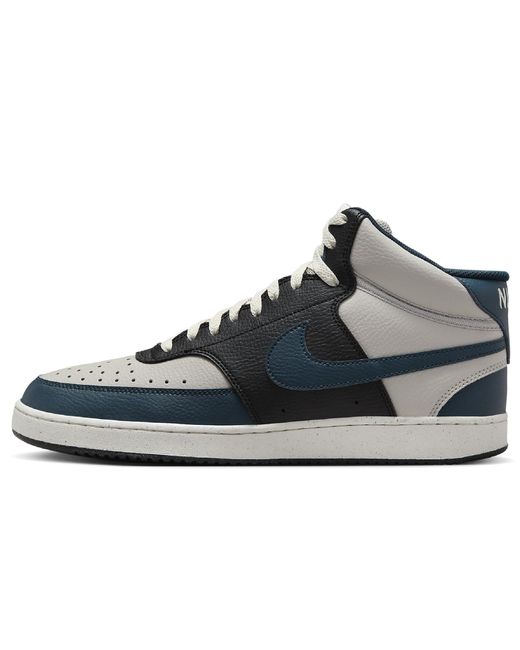 Court Vision Mid Next Nature Nike de hombre de color Black