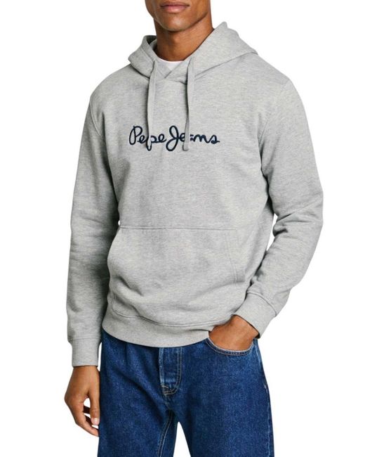 Pepe Jeans Gray New Joe Hoodie M Grey for men