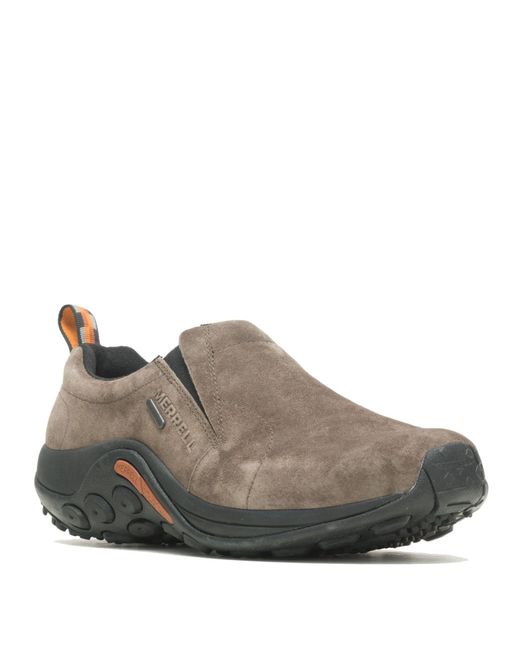 Merrell Brown Jungle Moc Waterproof Slip-on Shoes for men