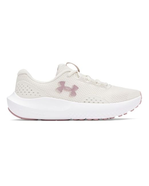 UA W Charged Surge 4 di Under Armour in White