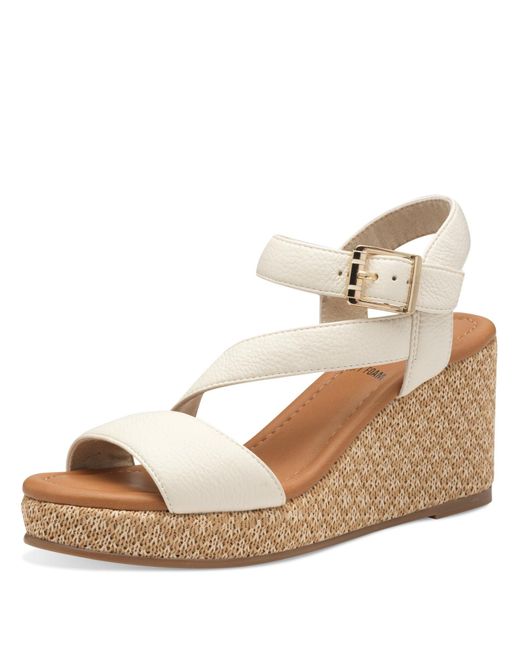S.oliver Natural Sandalen mit Keilabsatz Sommer Elegant