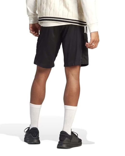 Adidas Black Tiro Cargo Shorts for men