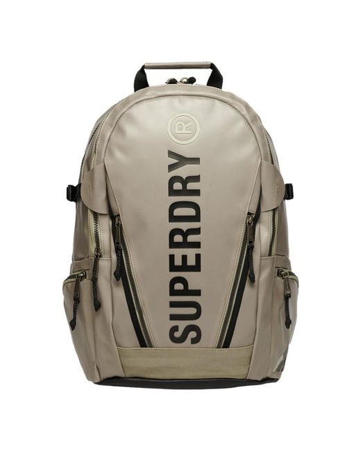 Superdry Gray Bag Tarp Rucksack Black Surplus Os