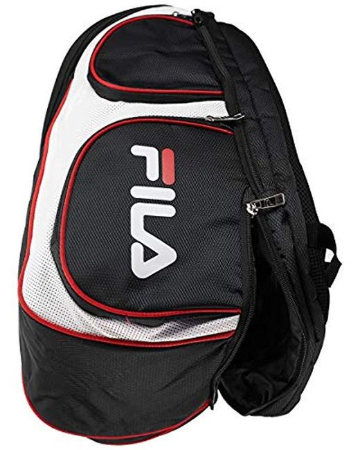 Men's Black Heritage Tennis Backpack Men's Black Heritage Tennis Backpack