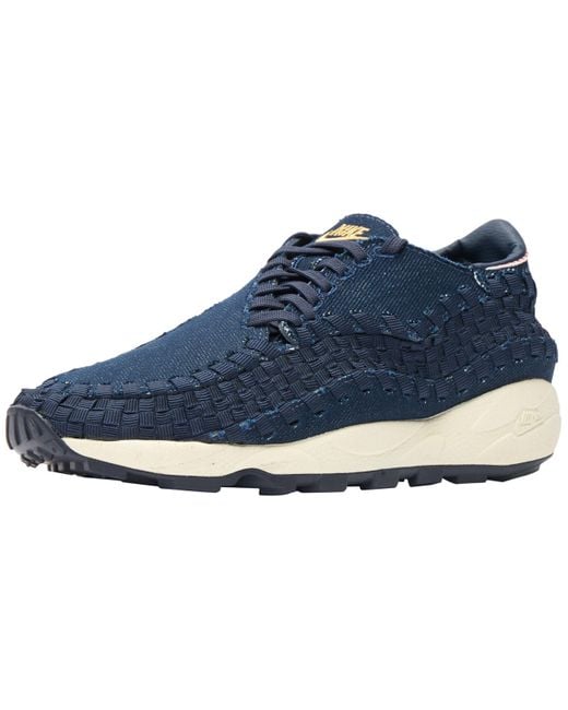 Nike Blue Air Footscape Woven Sneaker for men