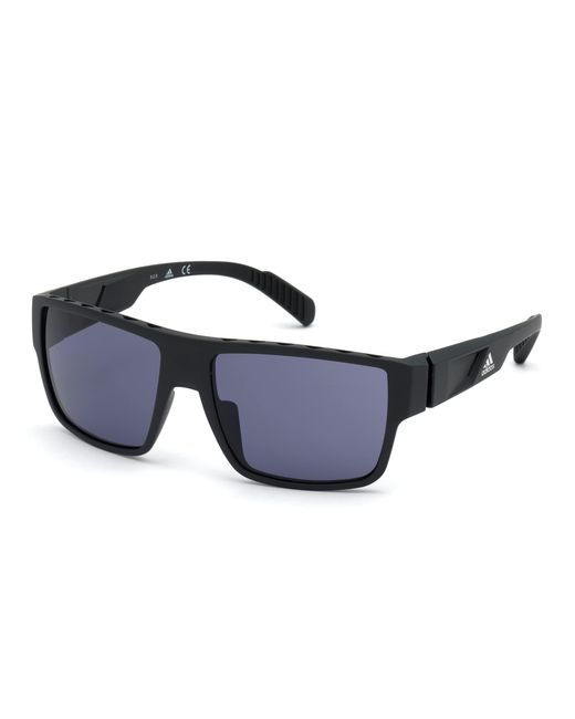Adidas Blue Injected Sun Glasses Polarized Round Sunglasses for men