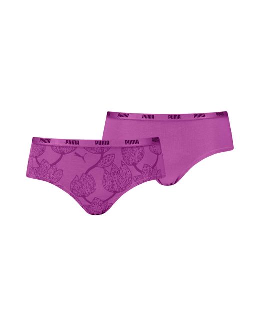 PUMA Purple Printed Hipster Panties