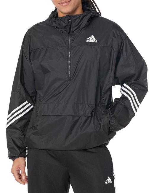 Adidas Black Back-to-school Wind.rdy Hooded Anorak for men