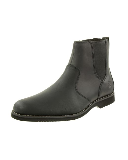 Timberland Black Woodhull Chelsea Basic Boots for men