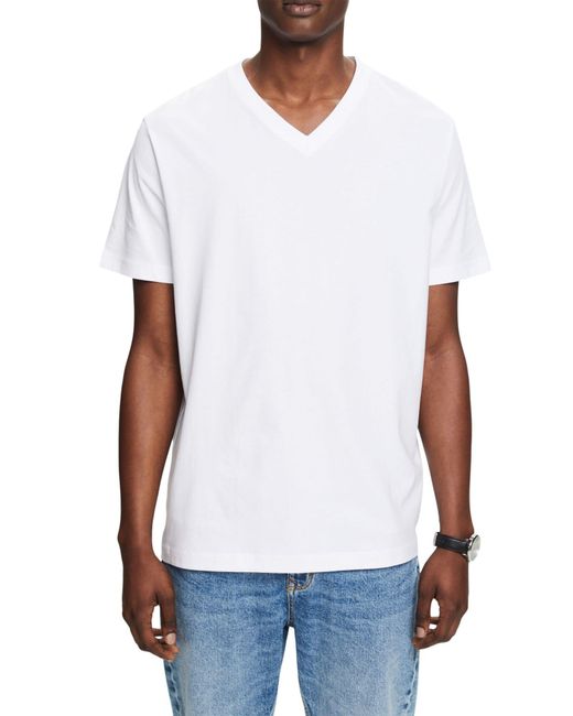 994ee2k307 T-Shirt di Esprit in White da Uomo