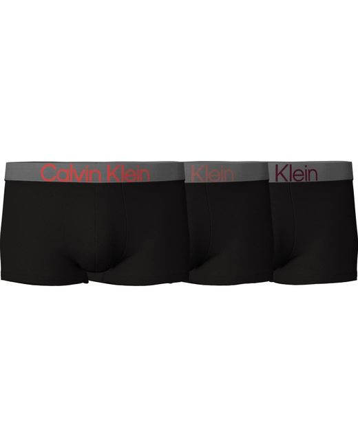 Calvin Klein LOW RISE TRUNK 3PK in Black für Herren