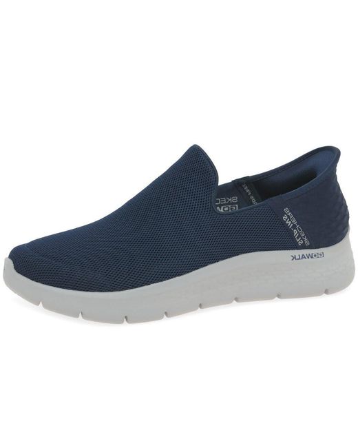 Skechers Blue Slip-ins Go Walk Flex Trainers for men
