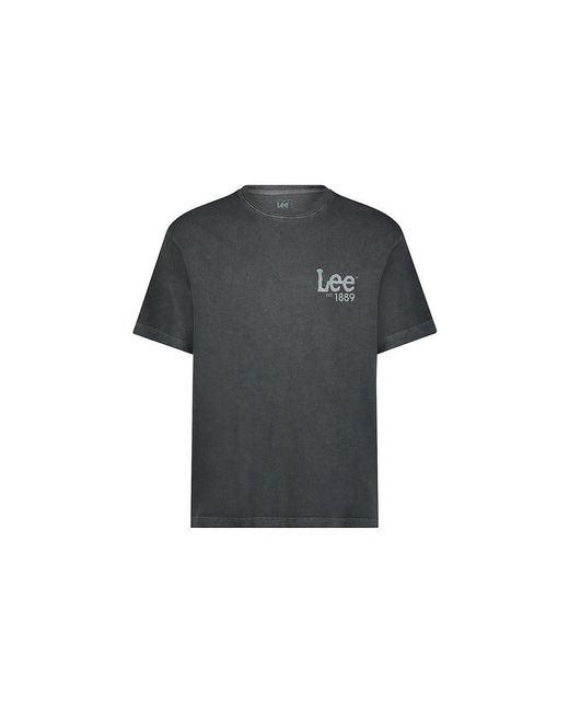 Lee Jeans Loose Logo Tee T-Shirt in Black für Herren