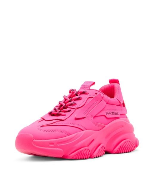 Steve Madden Pink Possession Sneaker