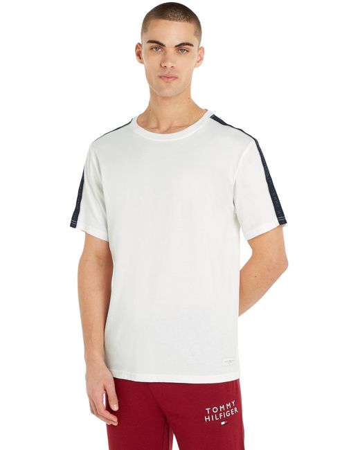 Tommy Hilfiger T-Shirt Kurzarm Regular Fit in White für Herren