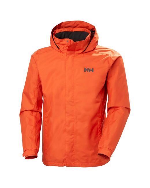 Helly Hansen Orange Dubliner Jacket Coat for men
