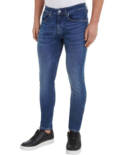 Calvin Klein Jeans Skinny Stretch in Blue für Herren