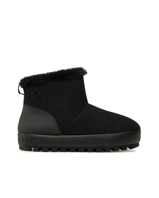 Calvin Klein Calvin Klein 's Ankle Slipper Boots With Platform