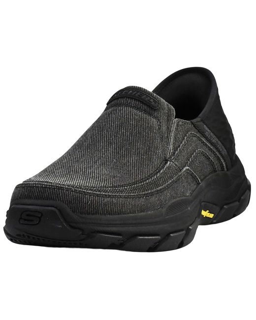 Skechers Black Respected-holmgren Slip-in Slip-on Loafer Sneaker for men