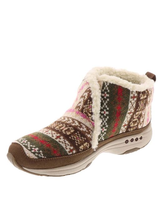 Easy Spirit Brown Trippin2 Ankle Boot