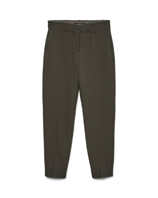 Vero Moda Green Vmgloria Mw Tapered Pant Noos