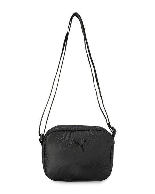 Borsa A Tracolla Pop 1 L, Accessori, Nero/Script Aop di PUMA in Black
