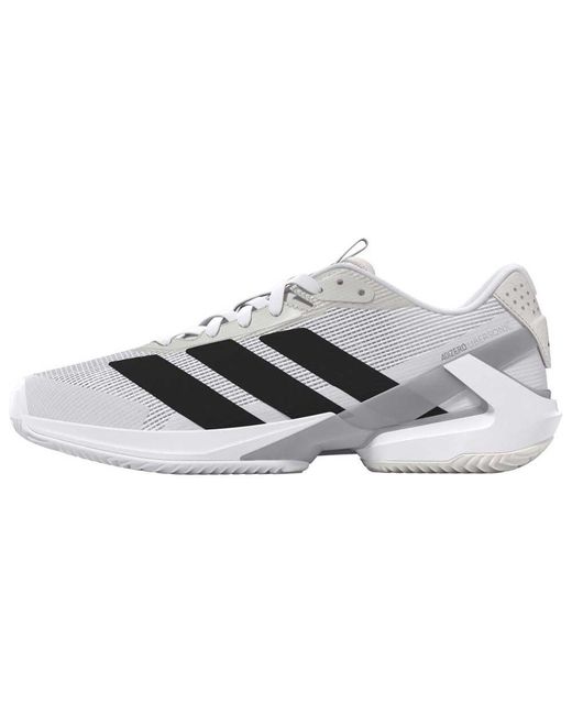 Adidas Gray Adizero Ubersonic 5 Clay Shoes EU 45 1/3