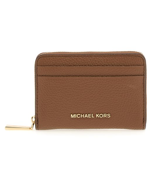 Michael Kors Brown SM ZA Coin Card CASE Hand Bag