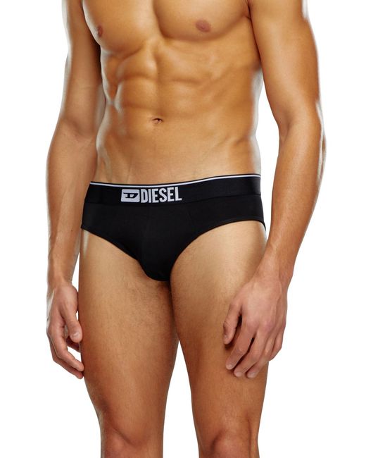 DIESEL Blue Umbr-andrethreepack Briefs for men