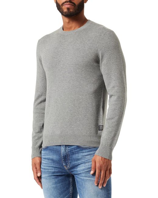 Replay Gray Uk2512 Pullover Casual