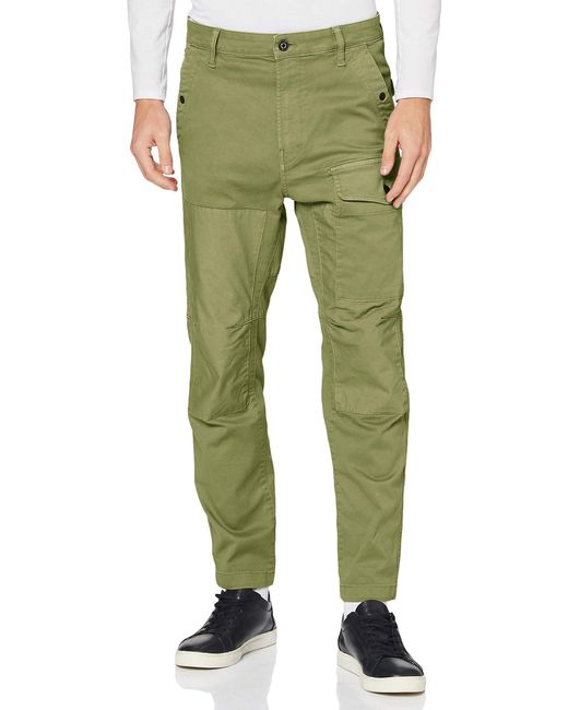 G-Star Torrick Relaxed Casual Pants Voor in het Green voor heren