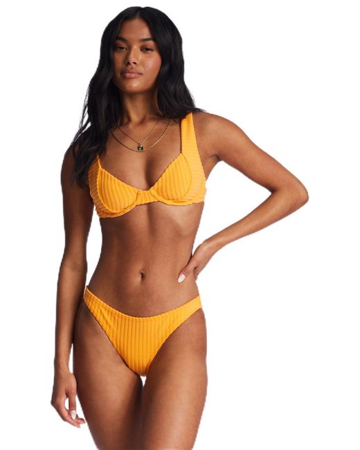 Billabong Orange Underwired Bikini Top for - Bikinitop mit Bügeln - Frauen - XS