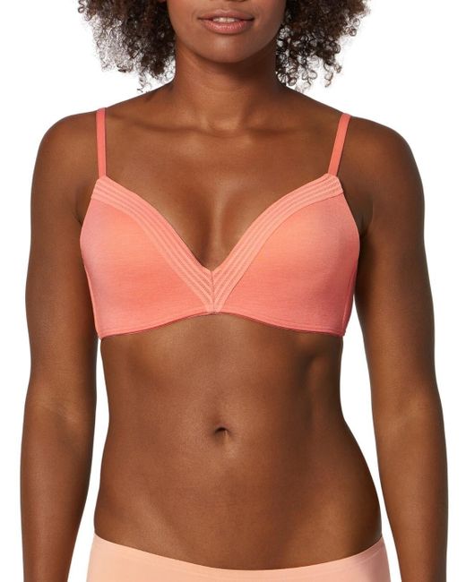 Sloggi Brown Wow Embrace Pu Wireless Bra