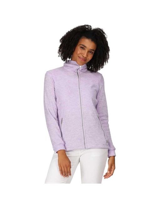 Regatta Purple S Azaelia Breathable Full Zip Fleece Jacket