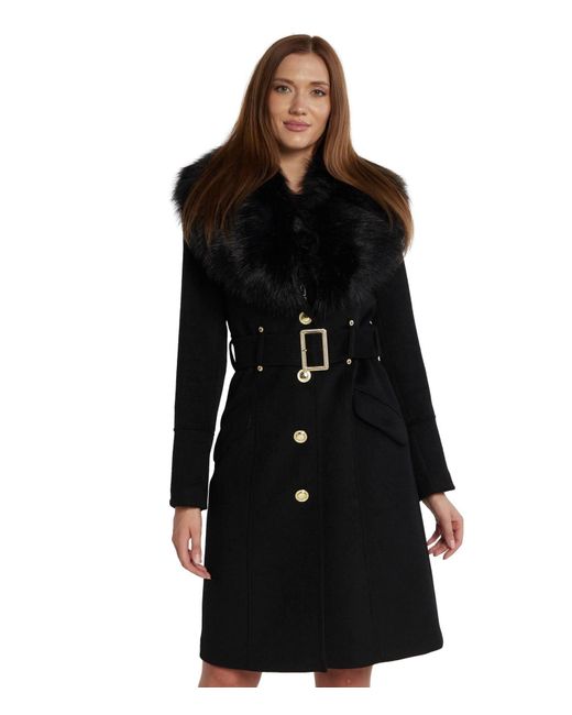 Marciano manteau femme Alice Guess en coloris Noir | Lyst