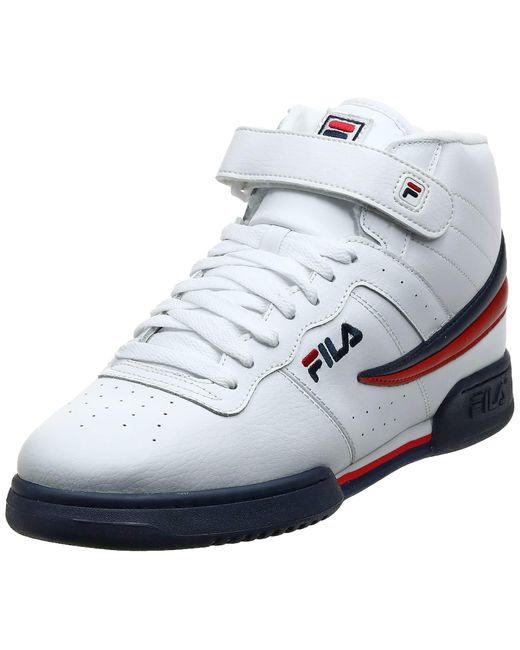 fila white red blue