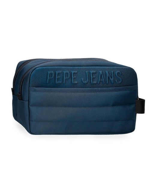 Pepe Jeans Ancor Shoulder Bag Medium Blue 17x22x6cm Polyester By Joumma Bags By Joumma Bags for men
