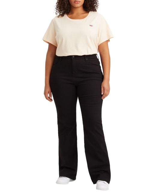Plus Size 725 High Rise Bootcut Levi's de color Black