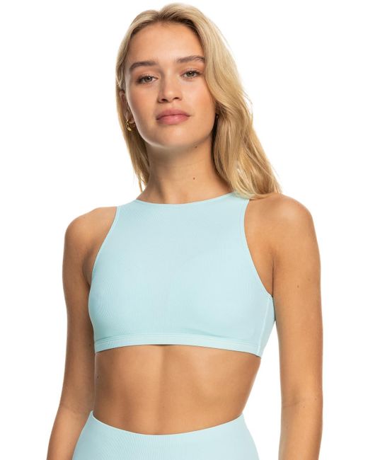 Roxy Blue Crop Bikini Top for - Crop-Bikinioberteil - Frauen - M