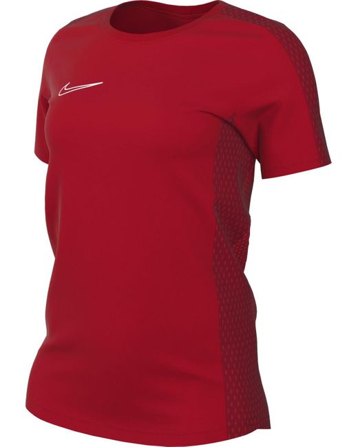 Nike Short Sleeve Top W Nk Df Acd23 Top Ss in het Red