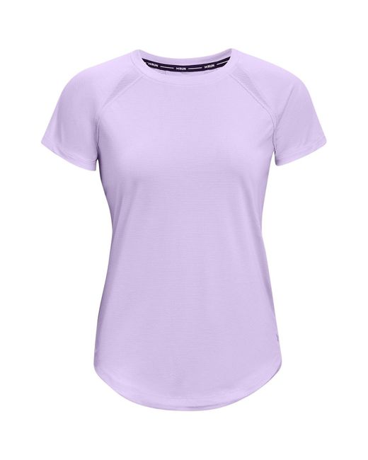 Under Armour S Clswitch Run Ss T-shirt Purple S