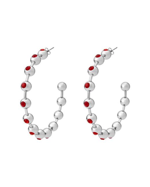 Runway DX1560040 Boucles d'oreilles pour homme en acier inoxydable DIESEL pour homme en coloris White