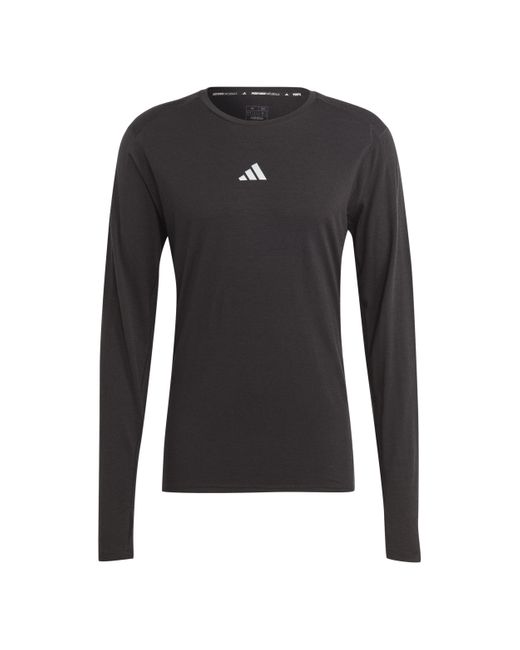 Adidas Ultimate Cold Ready Merino Longsleeve Laufbekleidung Longsleeve Schwarz - S in Black für Herren