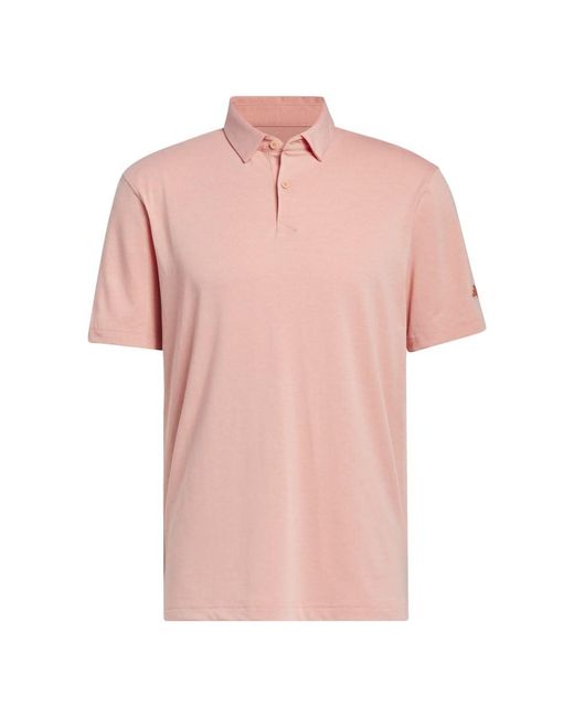 Adidas Pink S Go-to Polo Shirt for men