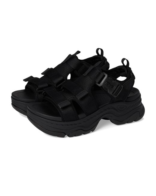 Teva Black Hurricane Ampsole Gaila Sandals 7 B