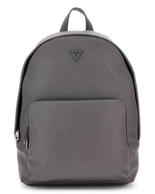 Guess Gray Milano Compact Backpack Hand Bag for men