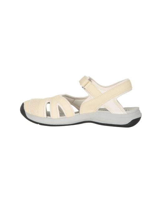 Mountain Warehouse White Lightweight Ladies Shoes With Touch Strap Fastening & Phylon Midsole - Summer