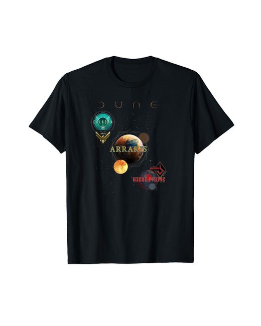 Dune Black Dune Planet Logo T-shirt