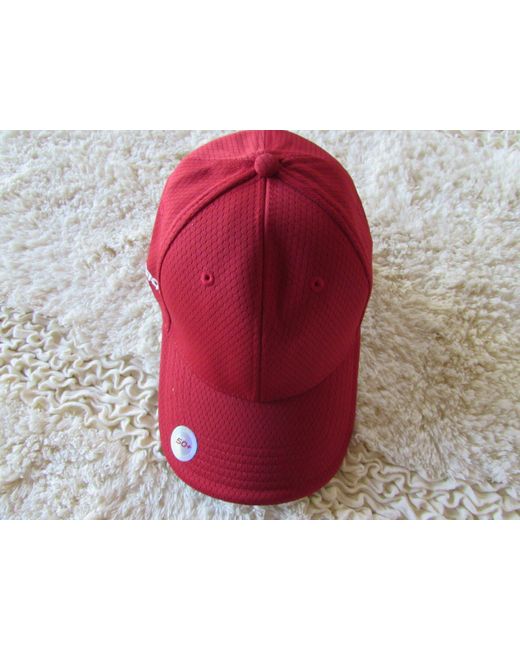 Adidas Red Custom Tour Hat for men
