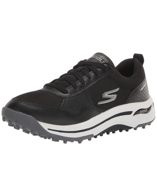 Skechers Black Line Up Golf Shoe for men
